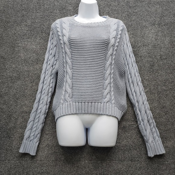 BRIT.NY Sweaters - NWT BRIT.NY Women Cable Knit Cotton Sweater Preppy Coastal Nautical Large Top
